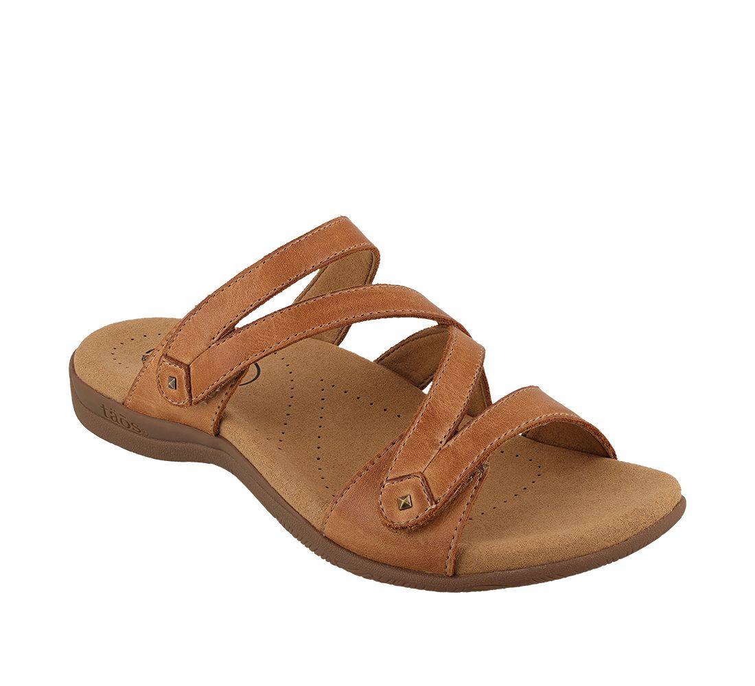 Taos Double U Sandal Caramel Women s