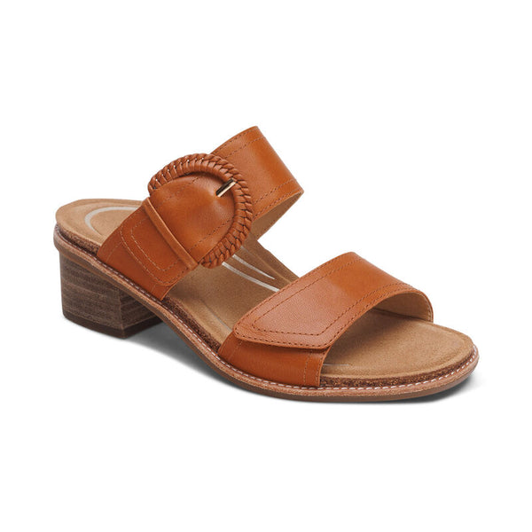 Aetrex Tatiana Cognac Sandal Women's 1