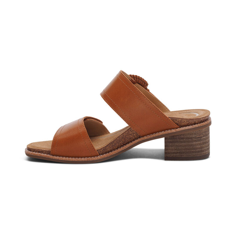 Aetrex Tatiana Cognac Sandal Women's 4