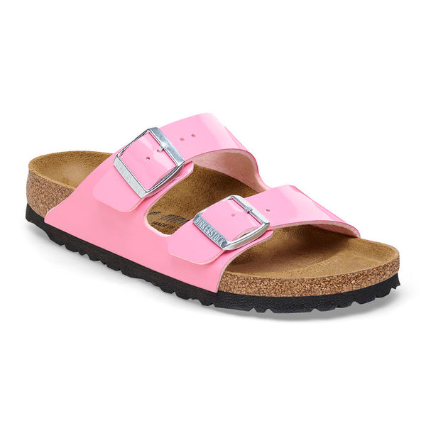 Birkenstock Arizona Candy Pink Patent Birko Flor Sandal 1