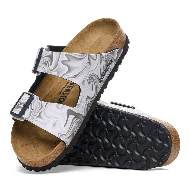 Birkenstock Arizona Marble Black White  3