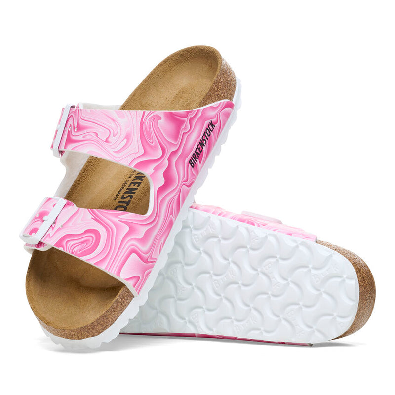 Birkenstock Arizona Marble Fuschia Tulip Birk Flor 2