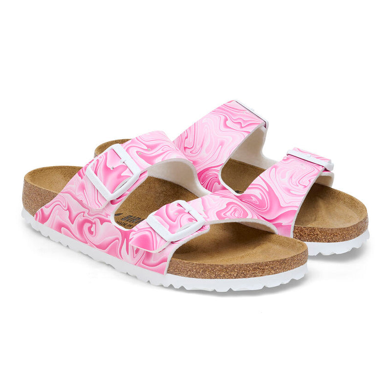 Birkenstock Arizona Marble Fuschia Tulip Birk Flor 4