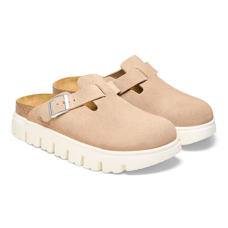 Birkenstock Boston Chunky Warm Sand Suede 5