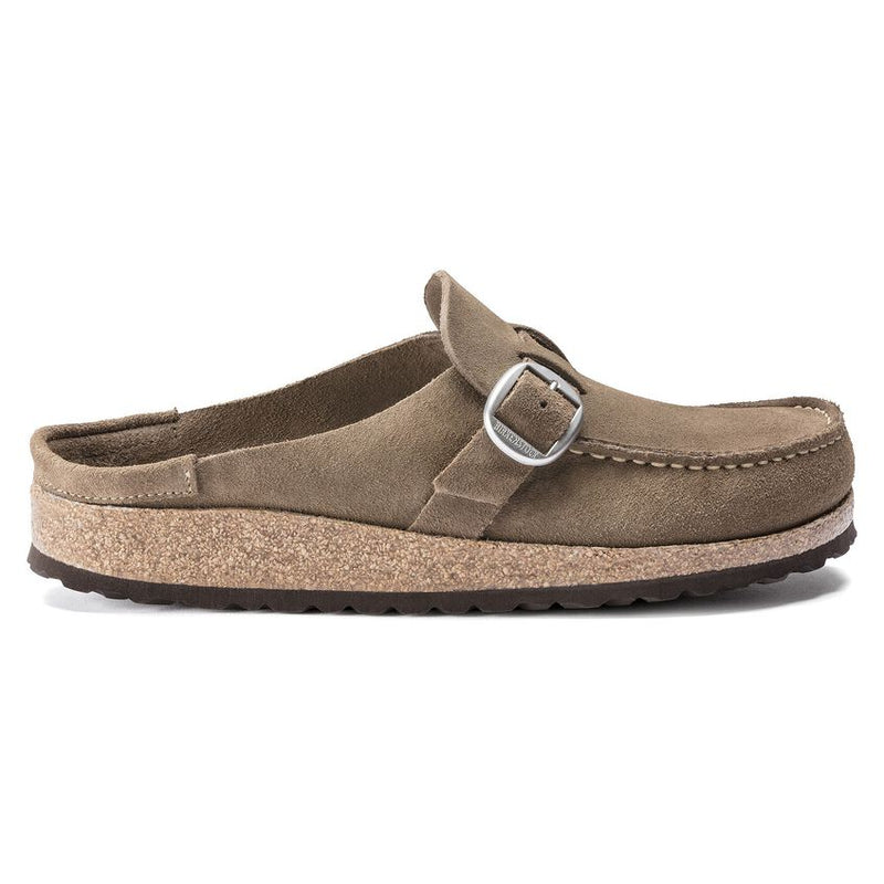 Birkenstock Buckley Gray Taupe Suede Women's 5