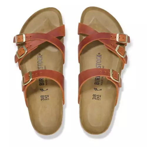 Birkenstock Franca Burnt Orange  3