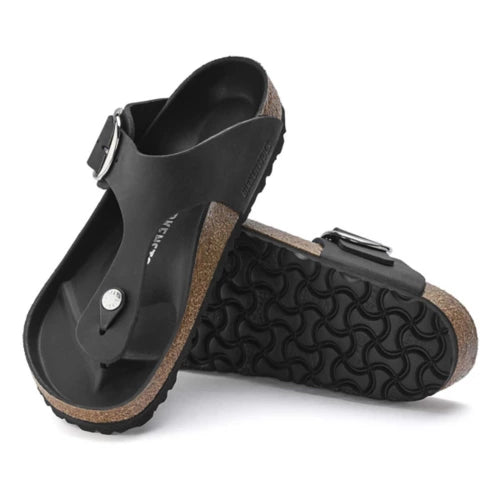 Birkenstock Gizeh Big Buckle Black Oiled Leather Women's 2