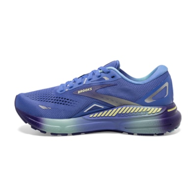 Brooks Adrenaline GTS 23 Baja Blue Yellow Lime Women's 3