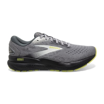 Brooks Ghost 16 Primer Grey Lime Extra Wide Width 4E Men's 2