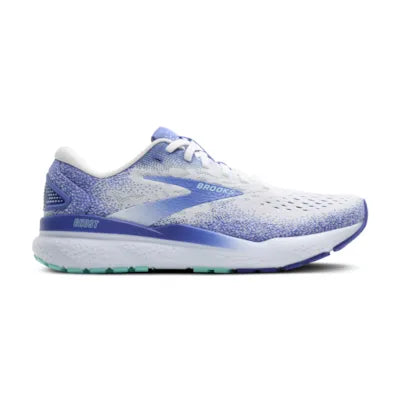 Brooks Ghost 16 White Amparo Blue Limpet Shell Women's