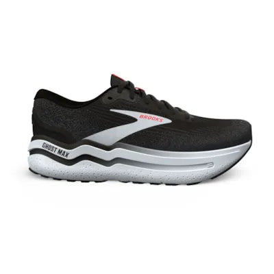 Brooks Ghost Max 2 Black White Fiery Red Men's