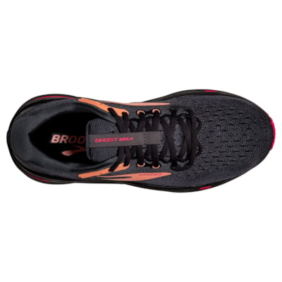 Brooks Ghost Max Black Papaya Raspberry Women's 5