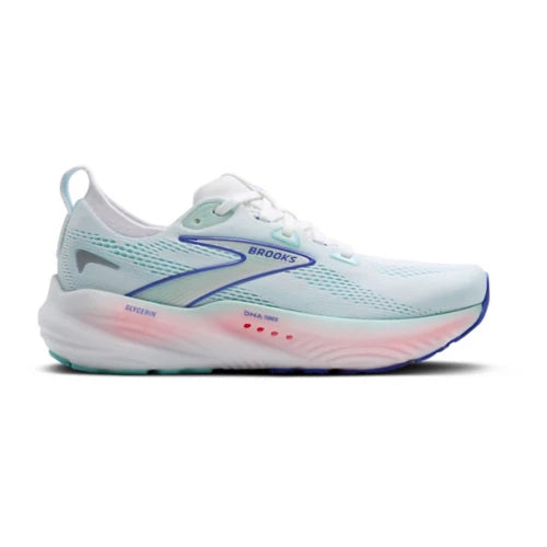 Brooks Glycerin 22 White Limpet Shell Amparo Blue Women's 1