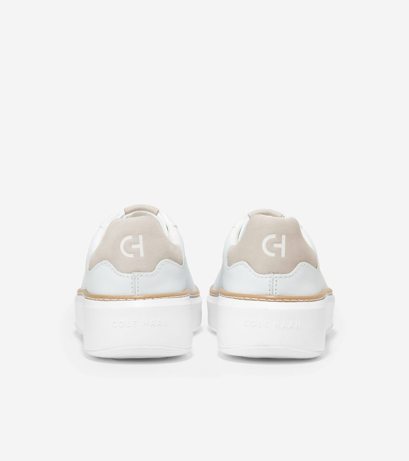 COLE HAAN GrandPro Topspin Sneaker White Dove Women's 3