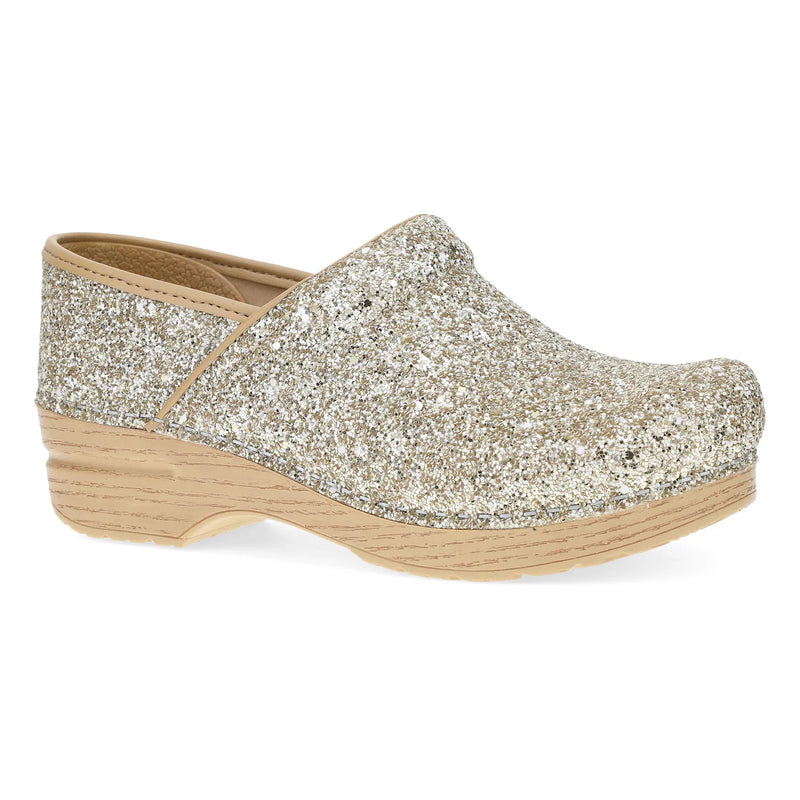 Dansko Professional Clog Champagne Glitter Women's 1