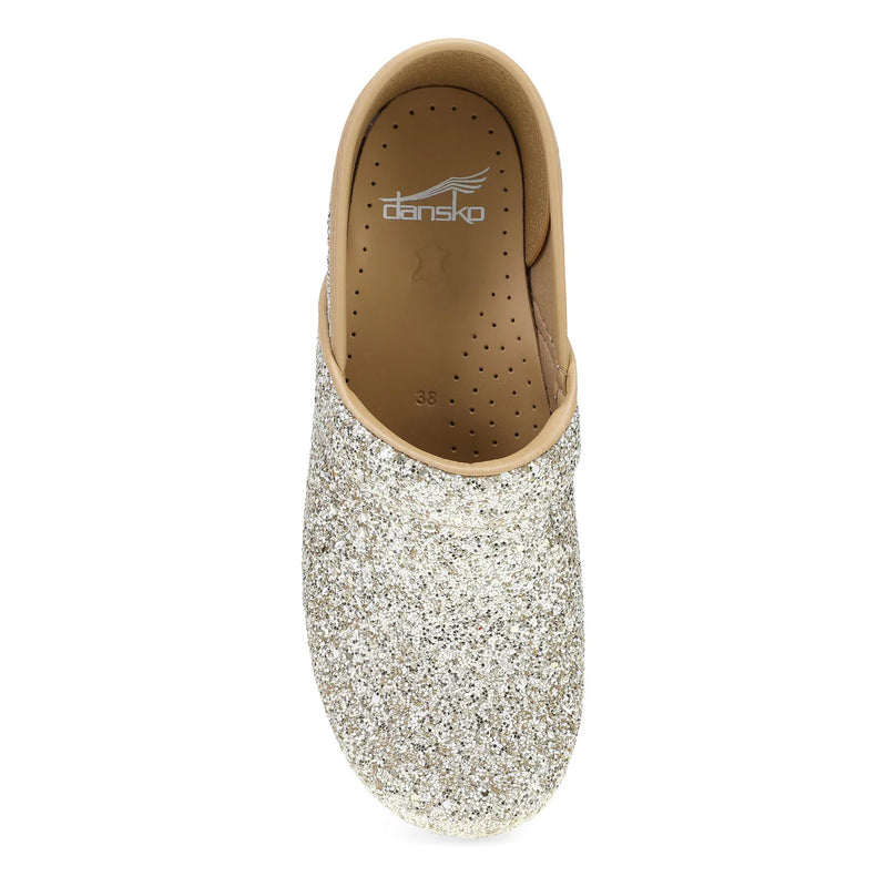 Dansko Professional Clog Champagne Glitter Women's 5