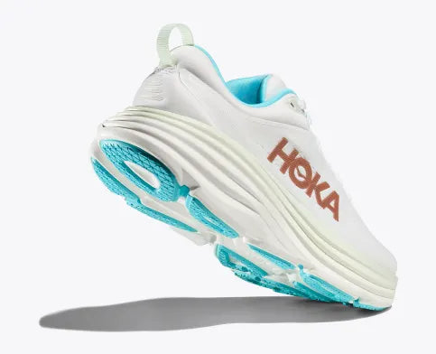 Hoka Bondi 8 Frost Rose Gold Women's 4