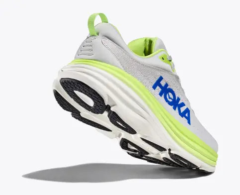 Hoka Bondi 8 WIDE Stardust Lettuce Men's 4