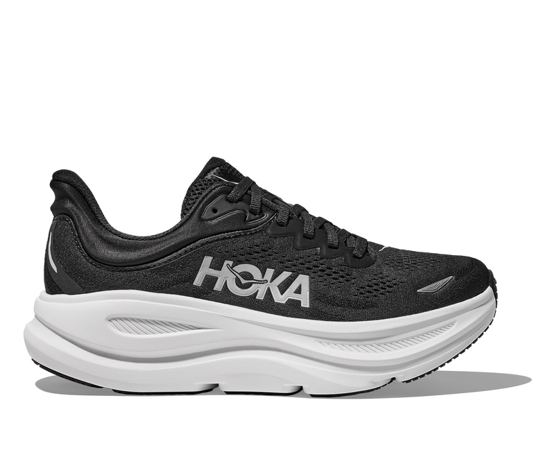 Hoka Bondi 9 Black White Men's