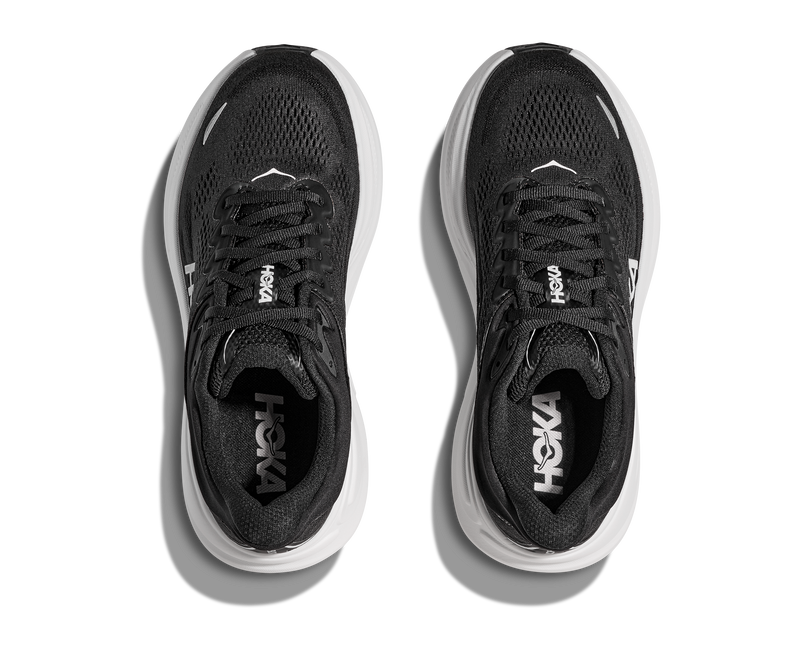 Hoka Bondi 9 Black White Men's