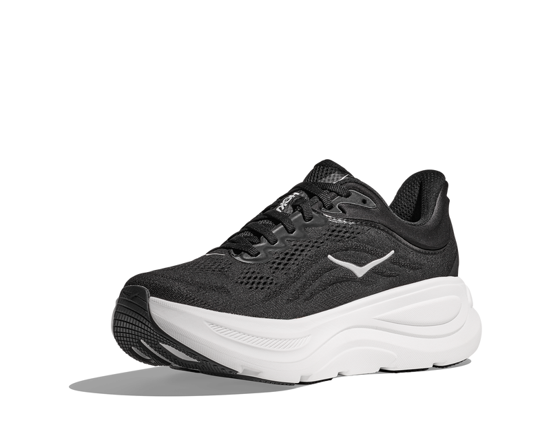 Hoka Bondi 9 Black White Men's