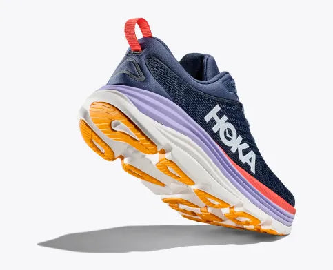 Hoka Gaviota 5 Anchor Grapefruit WIDE Women's 4