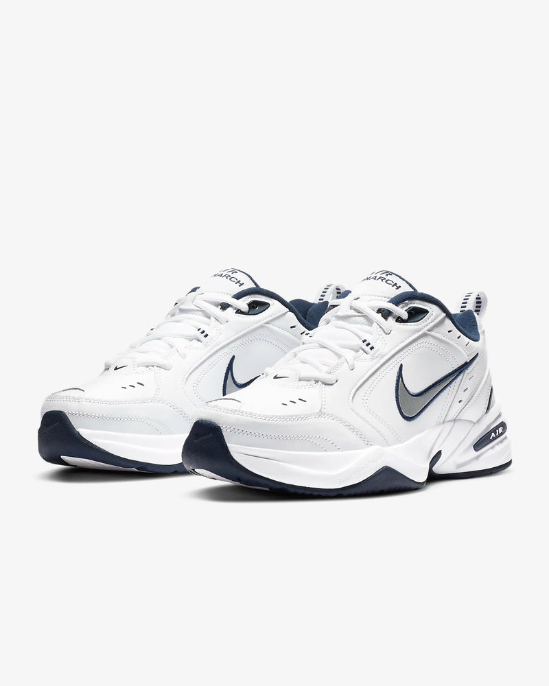 Nike Air Monarch IV White Navy Men's 3