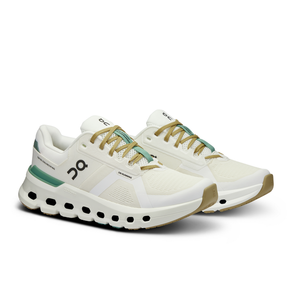 On Cloudrunner 2 Undyed White Green Women's 4