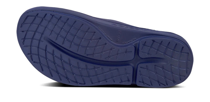 Oofos Ooahh Navy Sandal 6