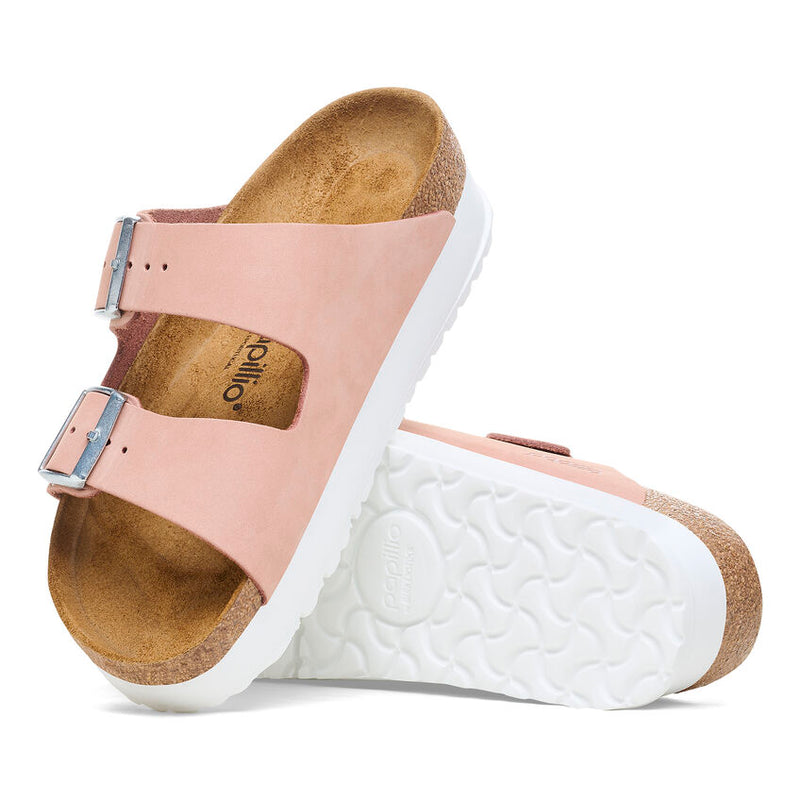 Papillio by Birkenstock Arizona Platform Soft Pink Sandal 2