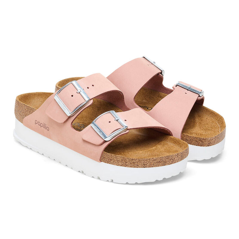 Papillio by Birkenstock Arizona Platform Soft Pink Sandal 4