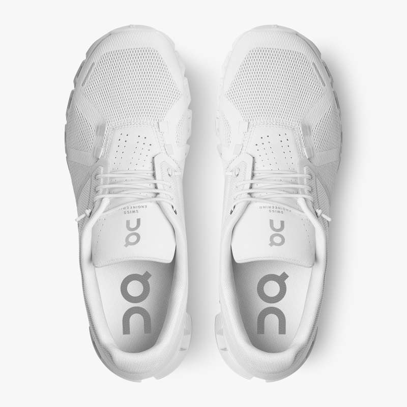 On Cloud 5 All White Mens